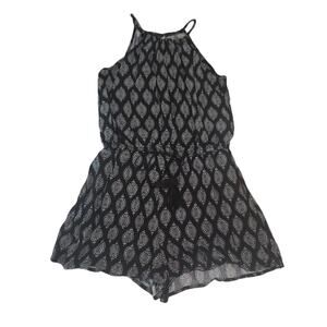 Mossimo Supply Co. Black & White Roper w. Elastic Waist Tank Top - Size XS